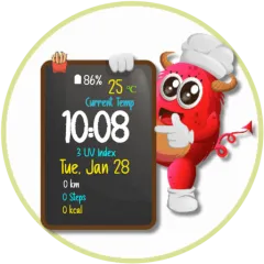 red-chef-animated-watch-face